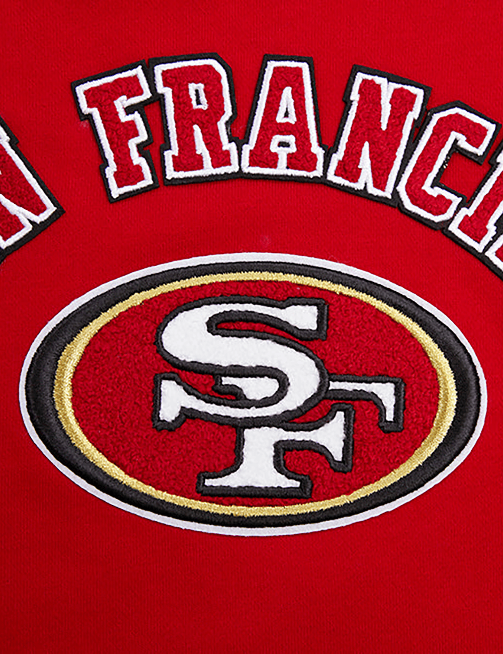 Pro Standard Jumpers Womens San Francisco 49ers Pro Standard NFL Classic Hoodie Jumper - Red