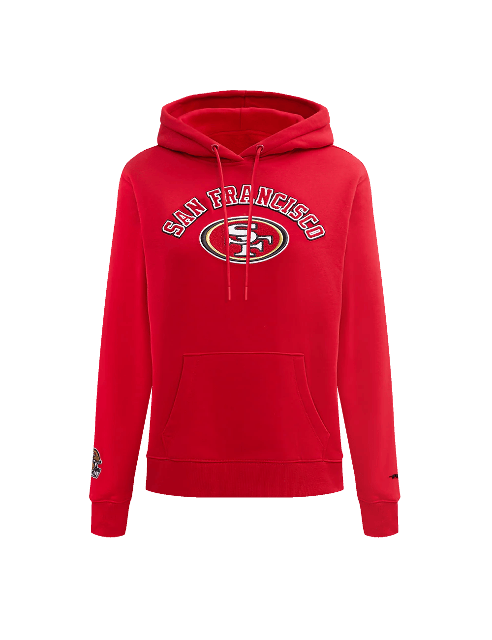 Pro Standard Jumpers Womens San Francisco 49ers Pro Standard NFL Classic Hoodie Jumper - Red