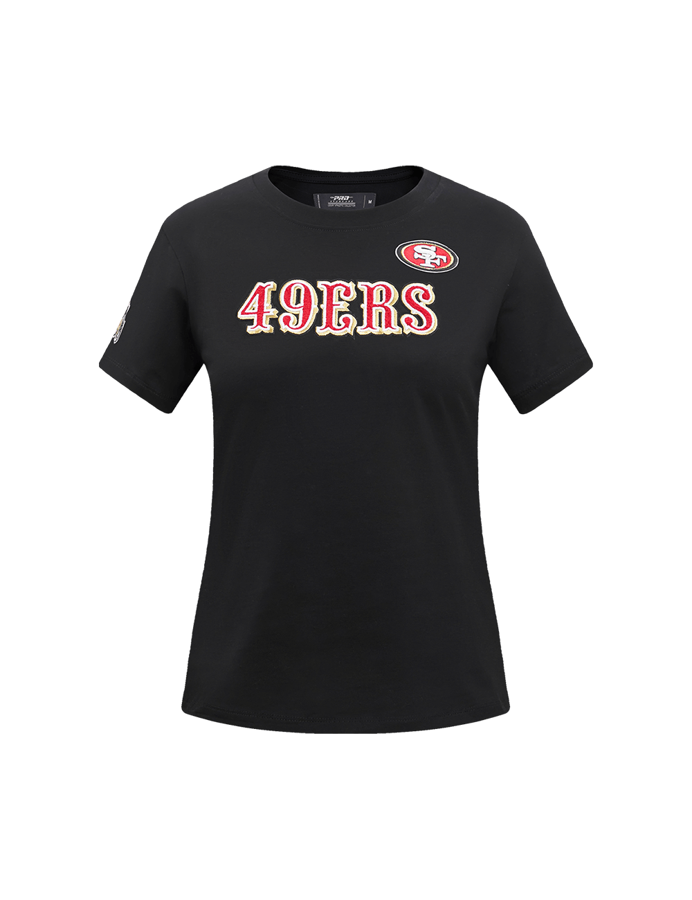 Pro Standard T-Shirts Womens San Francisco 49ers Pro Standard NFL Slim Fit Flex T-Shirt - Black