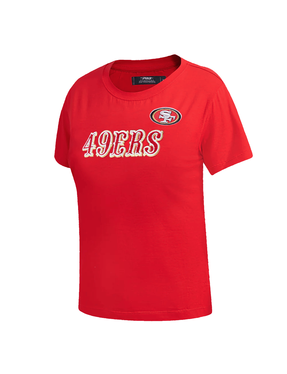 Pro Standard T-Shirts Womens San Francisco 49ers Pro Standard NFL Slim Fit Flex T-Shirt - Red