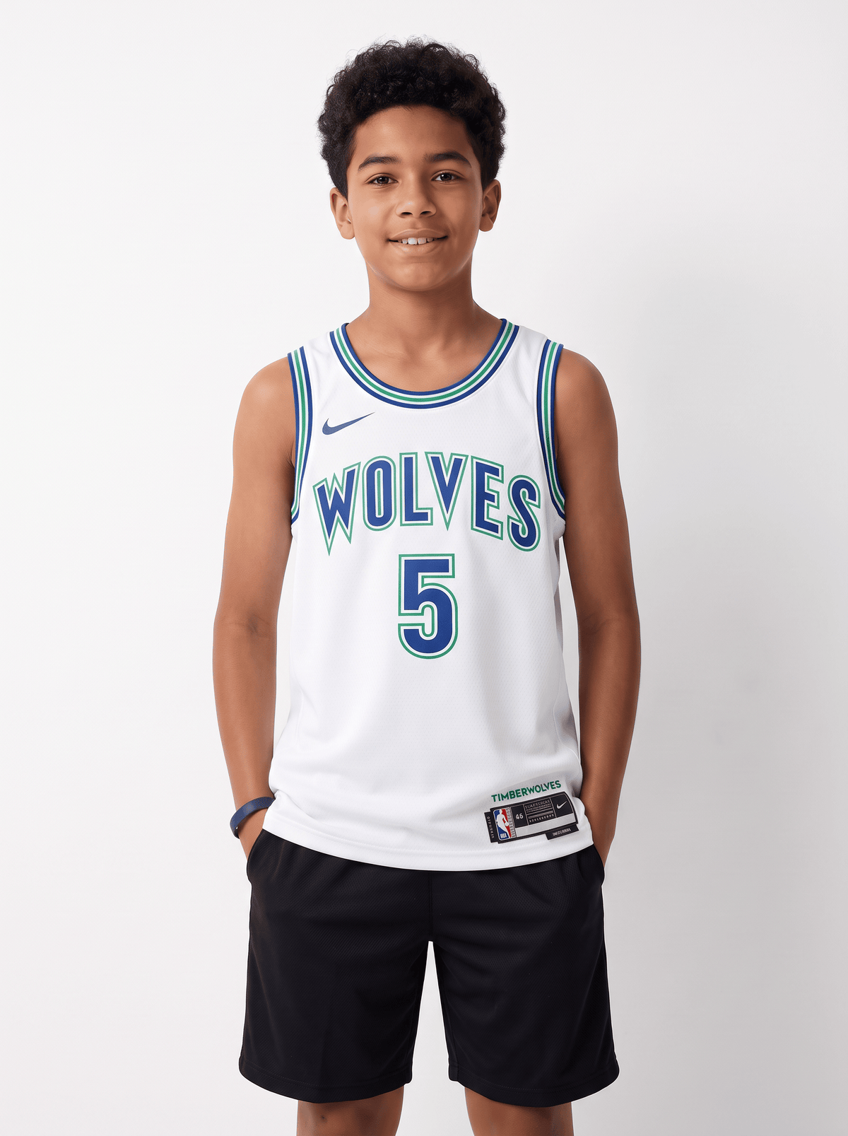 Nike Jerseys Youths Anthony Edwards Minnesota Timberwolves Nike NBA Association Jersey - White