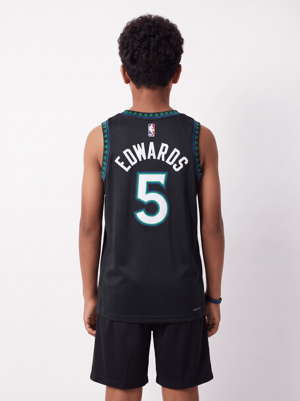 Nike Jumpers Youths Anthony Edwards Minnesota Timberwolves Nike NBA Statement Jersey - Black