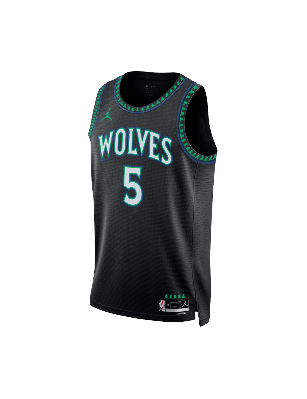 Nike Jumpers Youths Anthony Edwards Minnesota Timberwolves Nike NBA Statement Jersey - Black