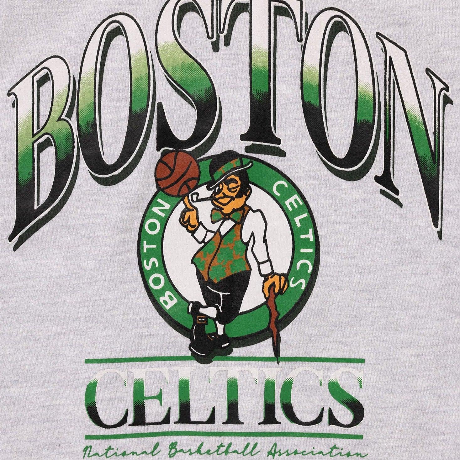 NBA Essentials T-Shirts Youths Boston Celtics NBA Essentials Athens Vintage T-Shirt - Silver Marle
