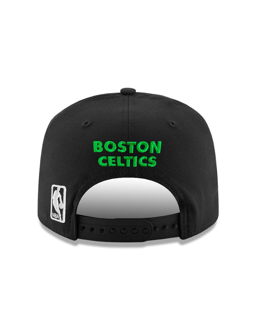 NBA Essentials Caps Youths Youths Boston Celtics NBA Essentials Team Curve Snapback Hat - Black