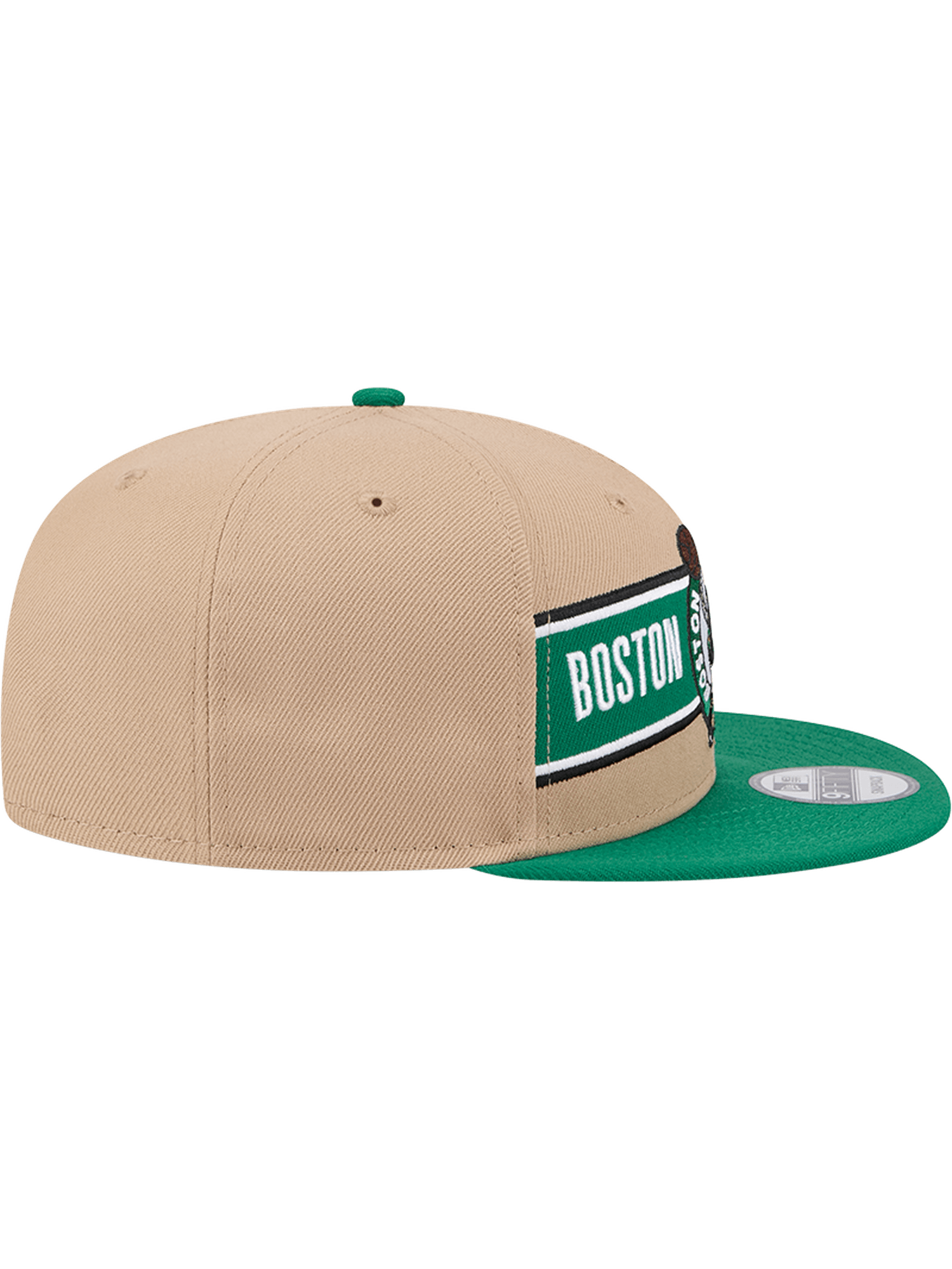 New Era Caps Youths Youths Boston Celtics New Era NBA 24 Draft 9FIFTY Snapback Hat - Tan