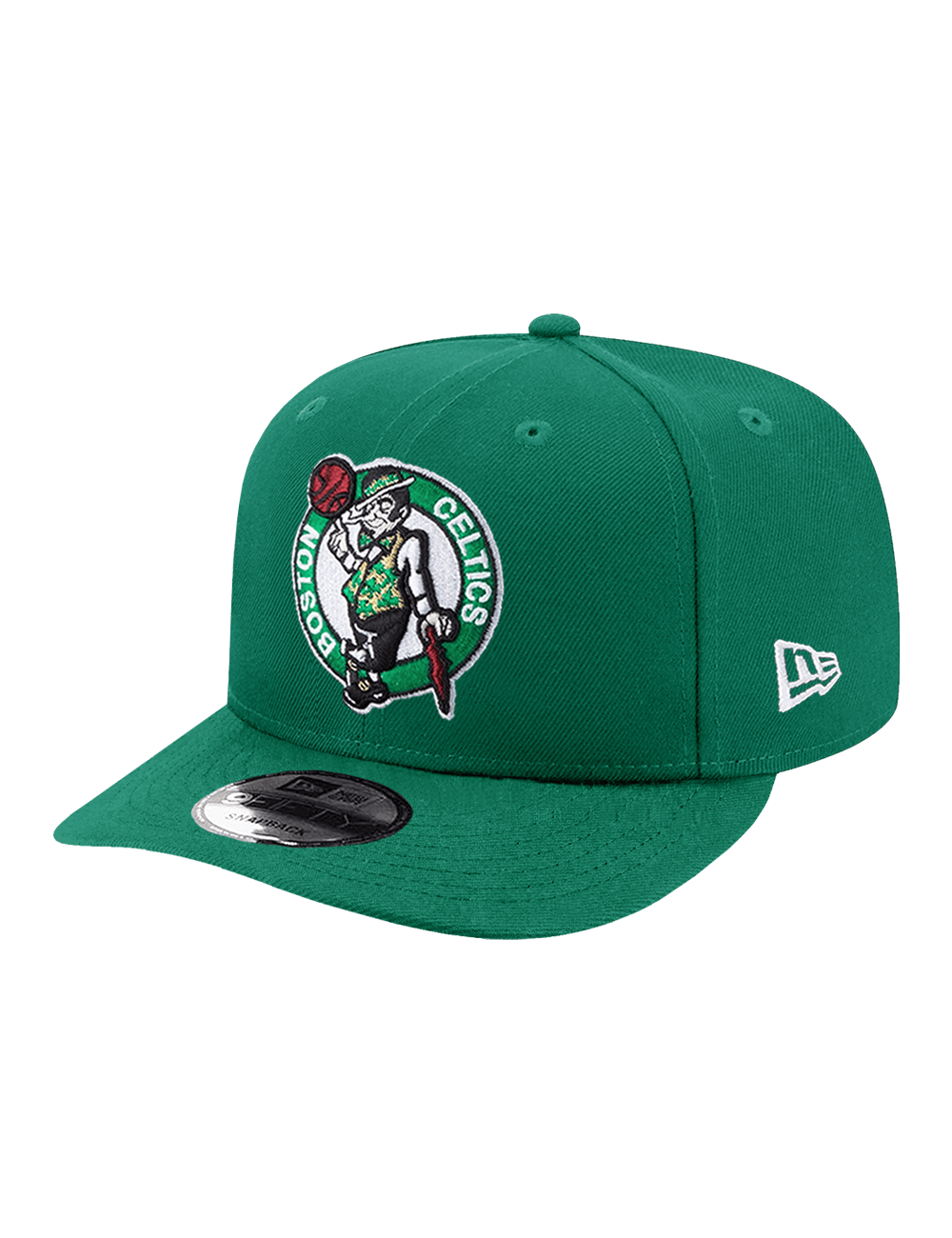New Era Caps Youths Youths Boston Celtics New Era NBA Team 9FIFTY Pre-Curved Snapback Hat - Green