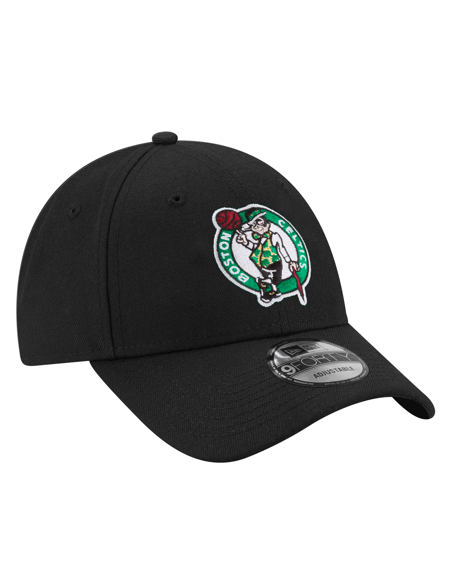 New Era Caps Youths Youths Boston Celtics New Era NBA Team 9FORTY Hat - Black