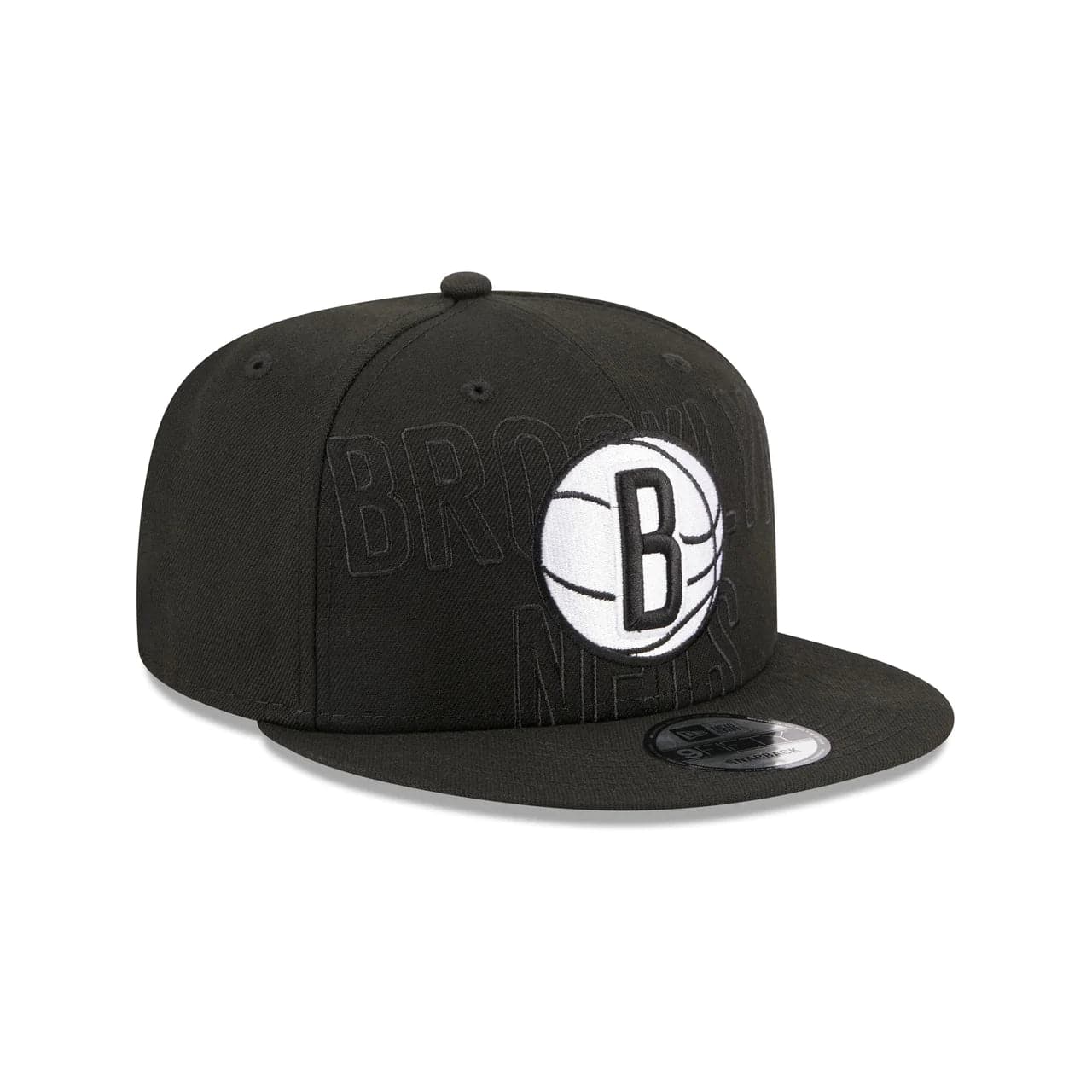 New Era Caps Youths Youths Brooklyn Nets New Era NBA 23 Draft 9FIFTY Snapback Hat - Black