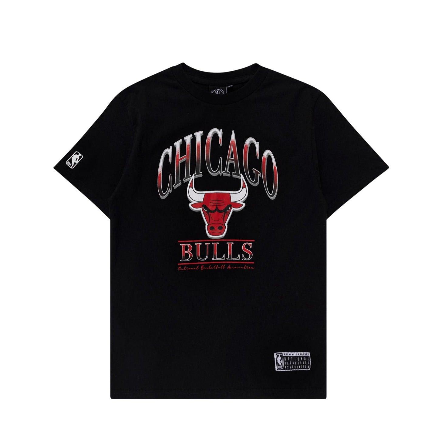 NBA Essentials T-Shirts Youths Chicago Bulls NBA Essentials Athens Vintage T-Shirt - Black