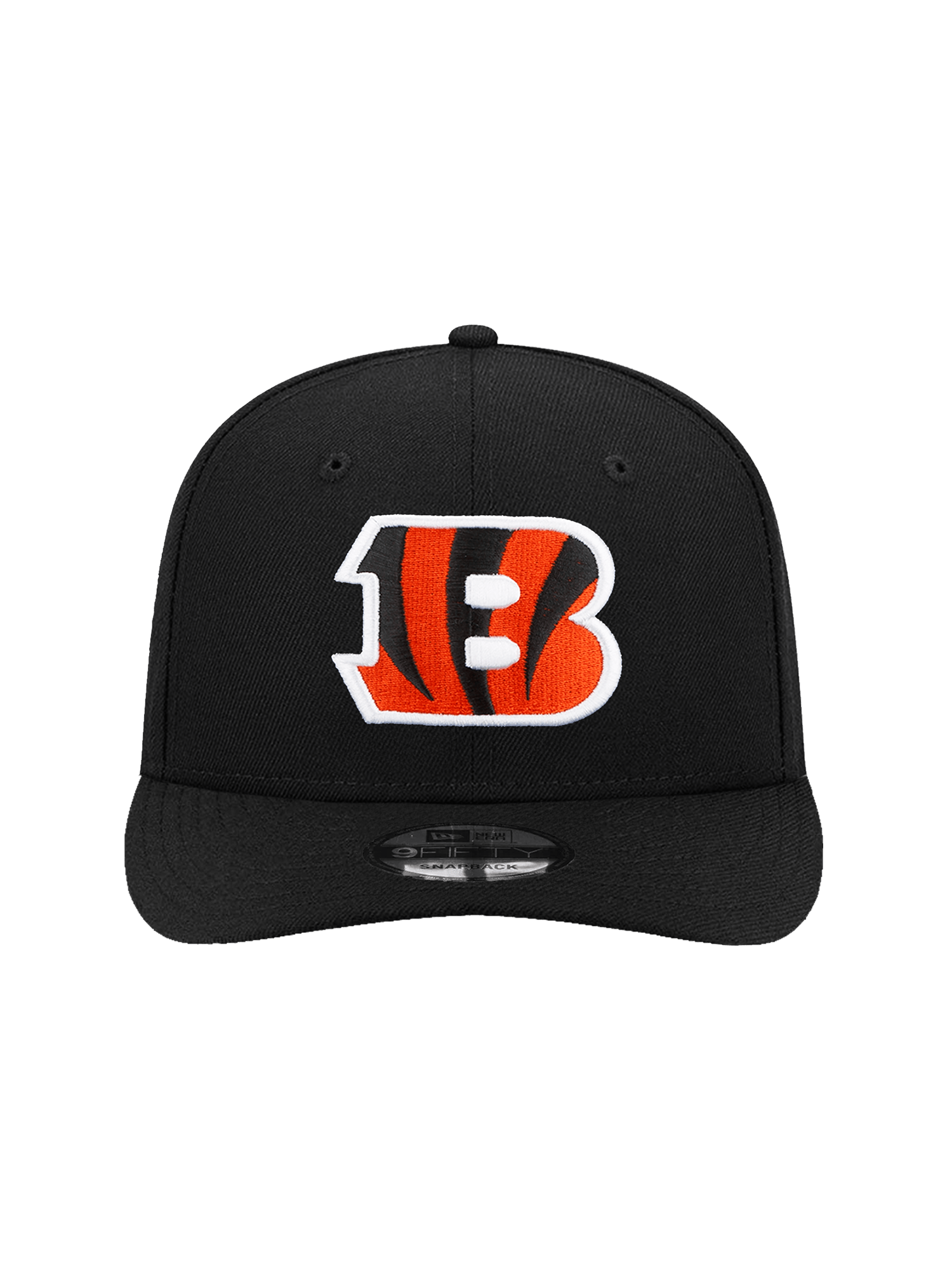 New Era Caps Youths Youths Cincinnati Bengals New Era NFL Team Pre-Curved 9FIFTY Snapback Hat - Black