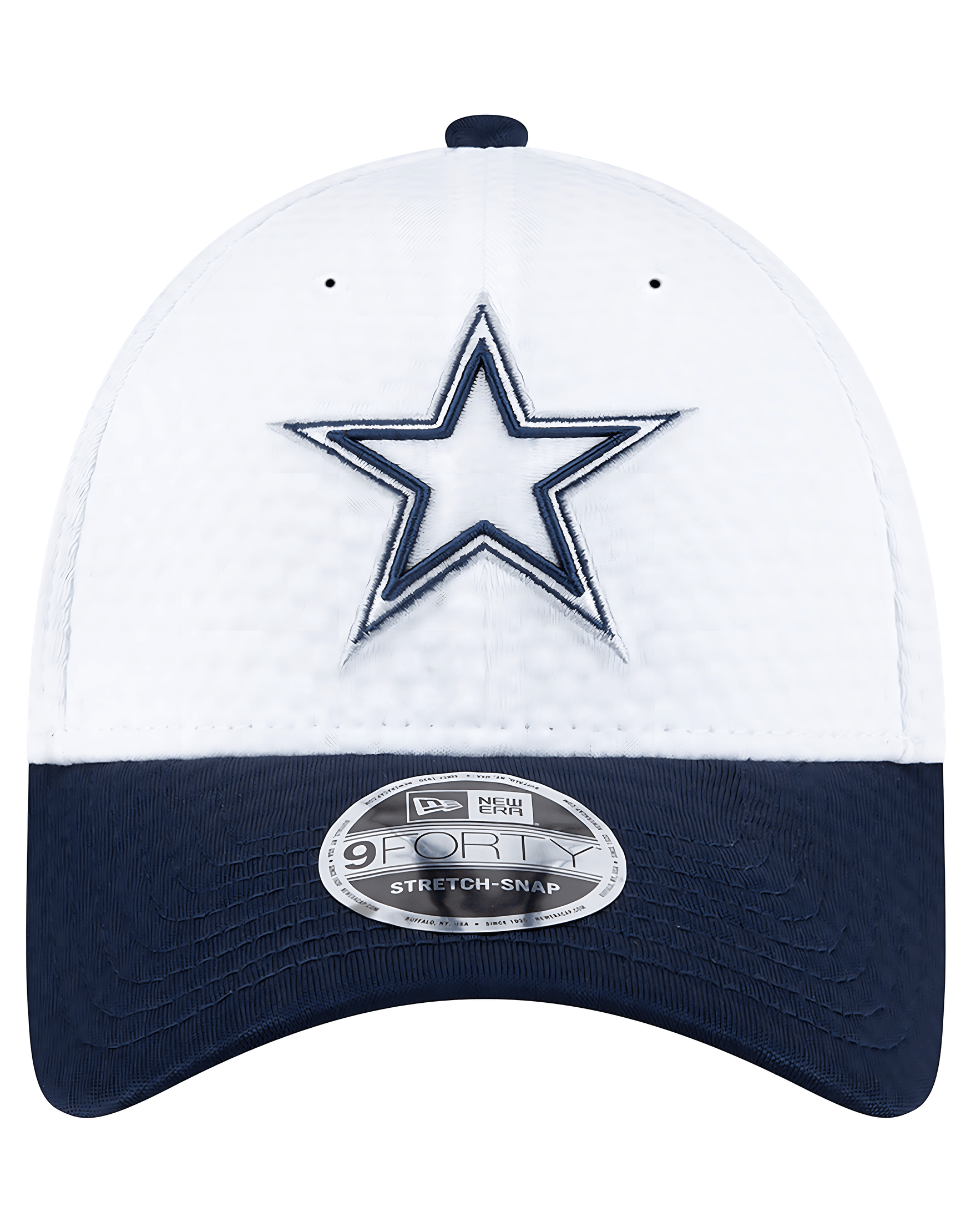 New Era Caps Youths Youths Dallas Cowboys New Era NFL 24 Training 9FORTY Snapback Hat - White