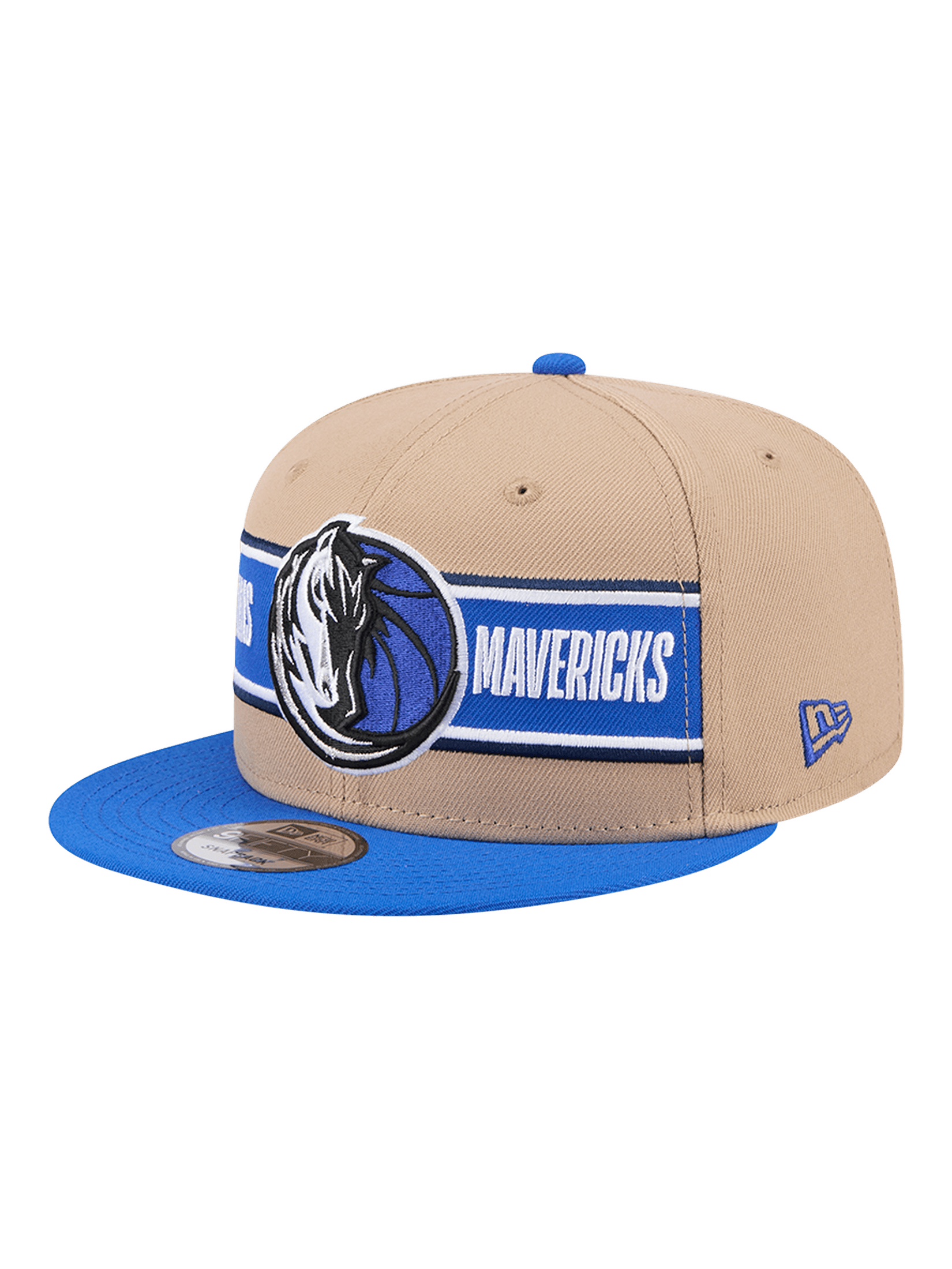 New Era Caps Youths Youths Dallas Mavericks New Era NBA 24 Draft 9FIFTY Snapback Hat - Tan