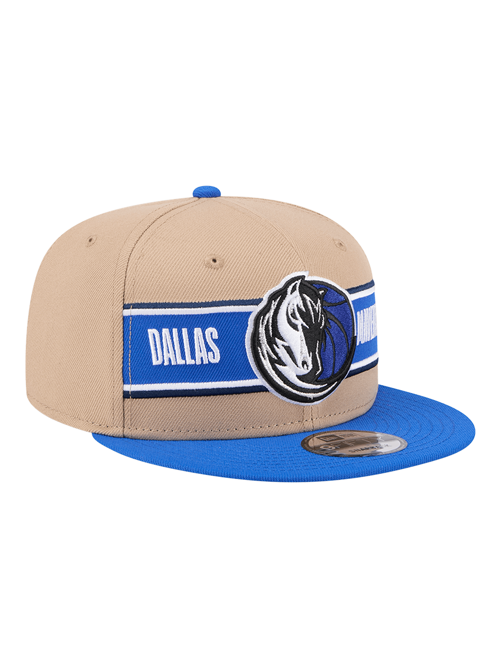 New Era Caps Youths Youths Dallas Mavericks New Era NBA 24 Draft 9FIFTY Snapback Hat - Tan
