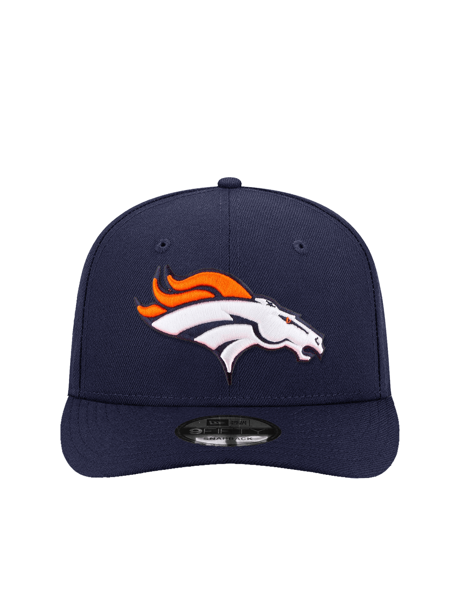 New Era Caps Youths Youths Denver Broncos New Era NFL Team Pre-Curved 9FIFTY Snapback Hat - Navy