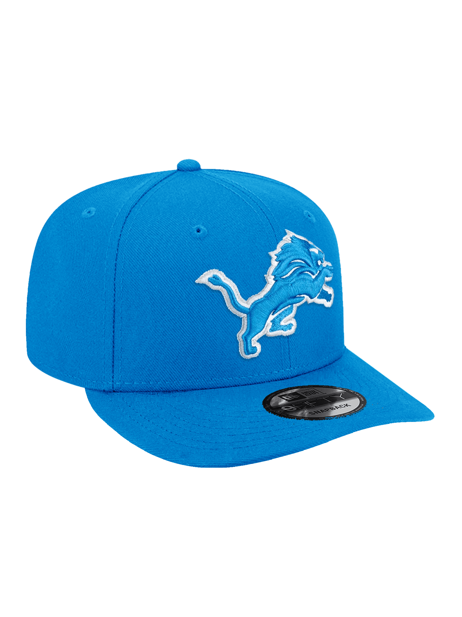New Era Caps Youths Youths Detroit Lions New Era NFL Team Pre-Curved 9FIFTY Snapback Hat - Black