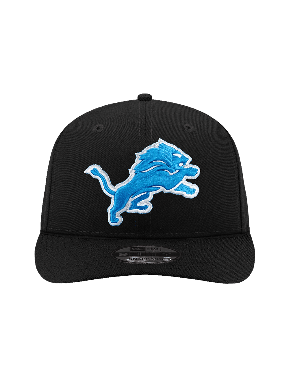 New Era Caps Youths Youths Detroit Lions New Era NFL Team Pre-Curved 9FIFTY Snapback Hat - Black