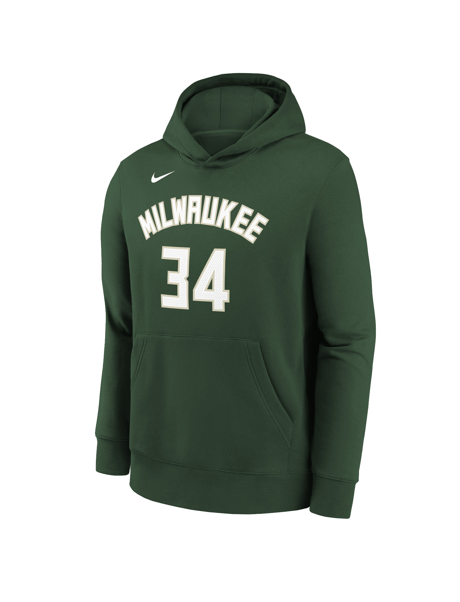 Nike Jumpers Youths Giannis Antetokounmpo Milwaukee Bucks Nike NBA Icon Hoodie Jumper - Green