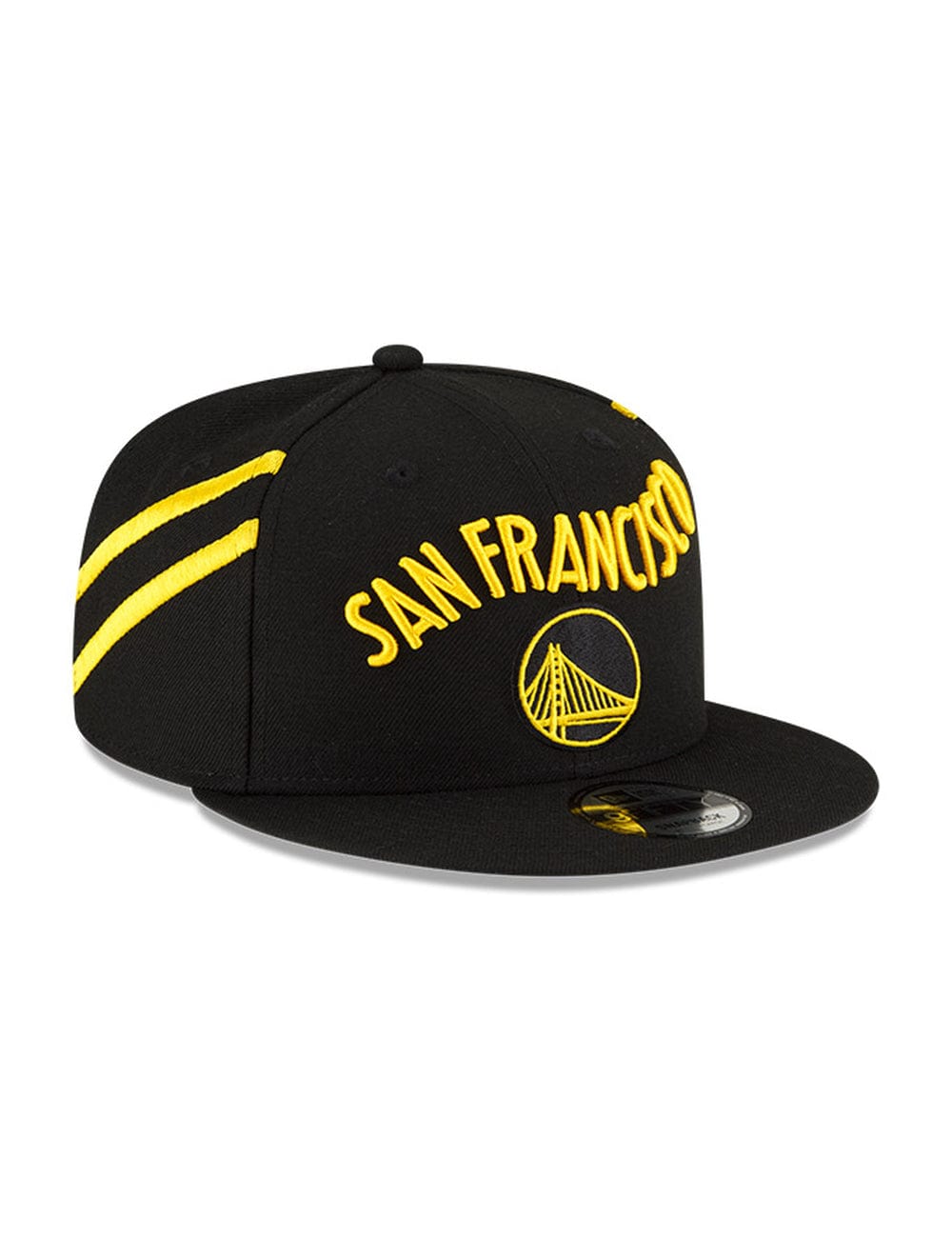 New Era Caps Youths Youths Golden State Warriors New Era NBA 24 City Edition 9FIFTY Snapback Hat
