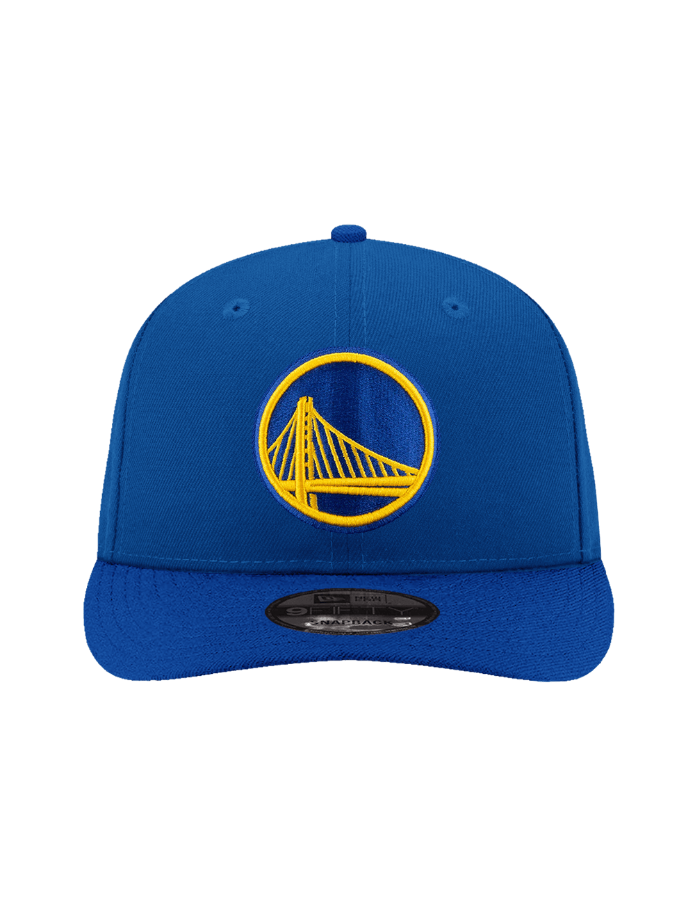New Era Caps Youths Youths Golden State Warriors New Era NBA Team 9FIFTY Pre-Curved Snapback Hat - Blue