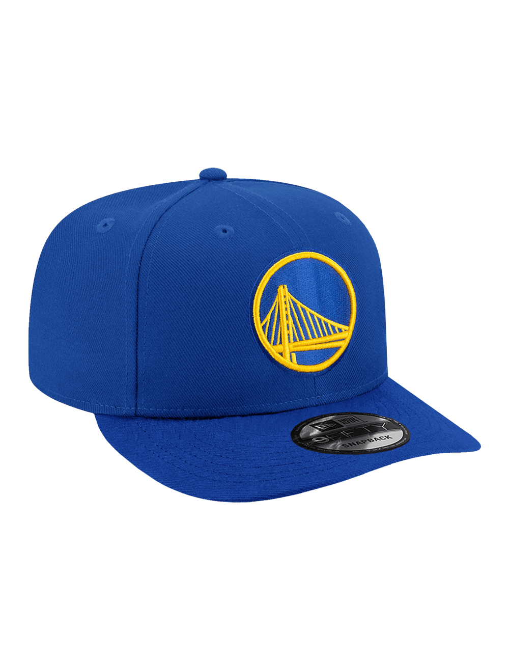 New Era Caps Youths Youths Golden State Warriors New Era NBA Team 9FIFTY Pre-Curved Snapback Hat - Blue