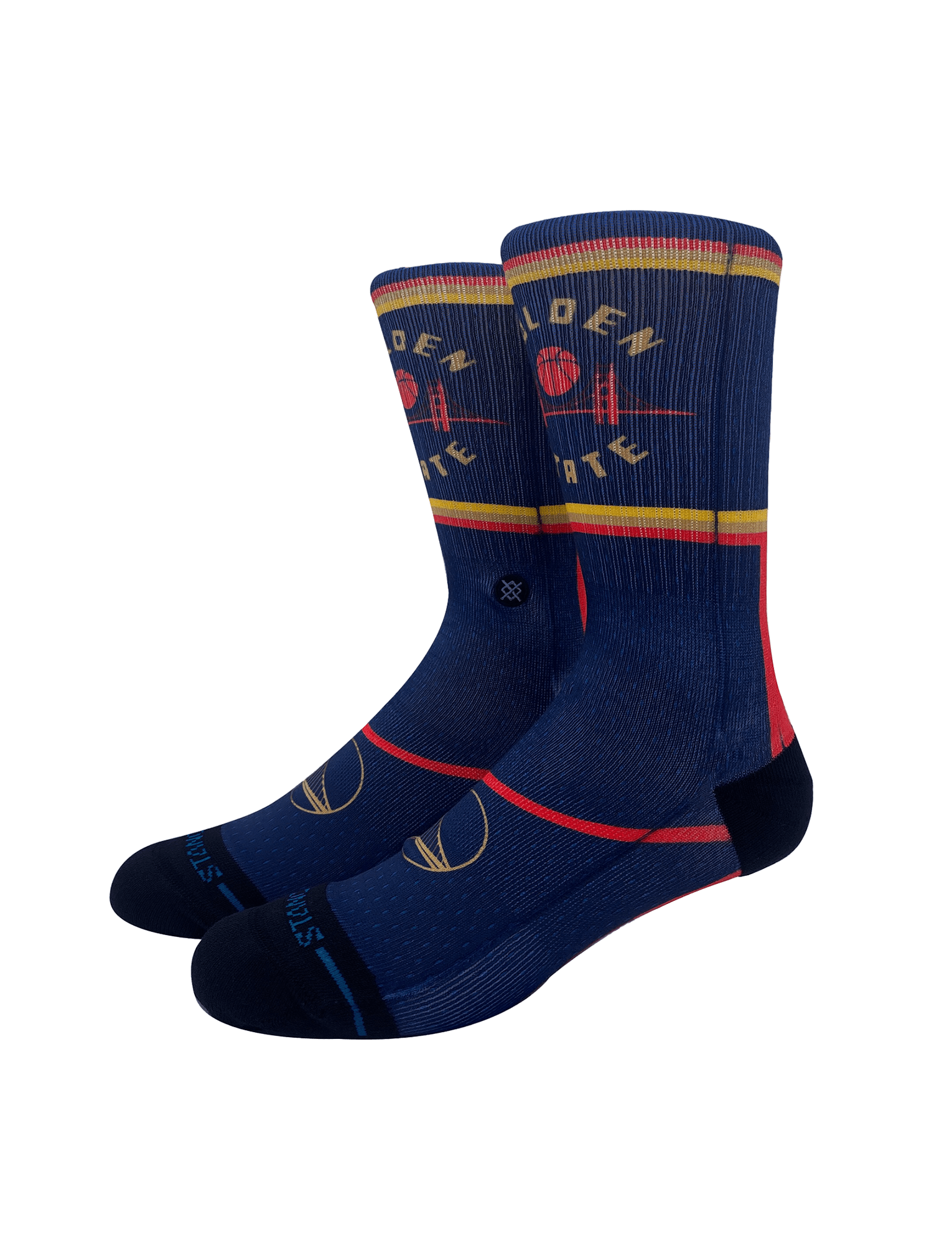 Stance Socks Medium (6-8.5 US) Youths Golden State Warriors Stance NBA 24-25 City Edition Crew Socks