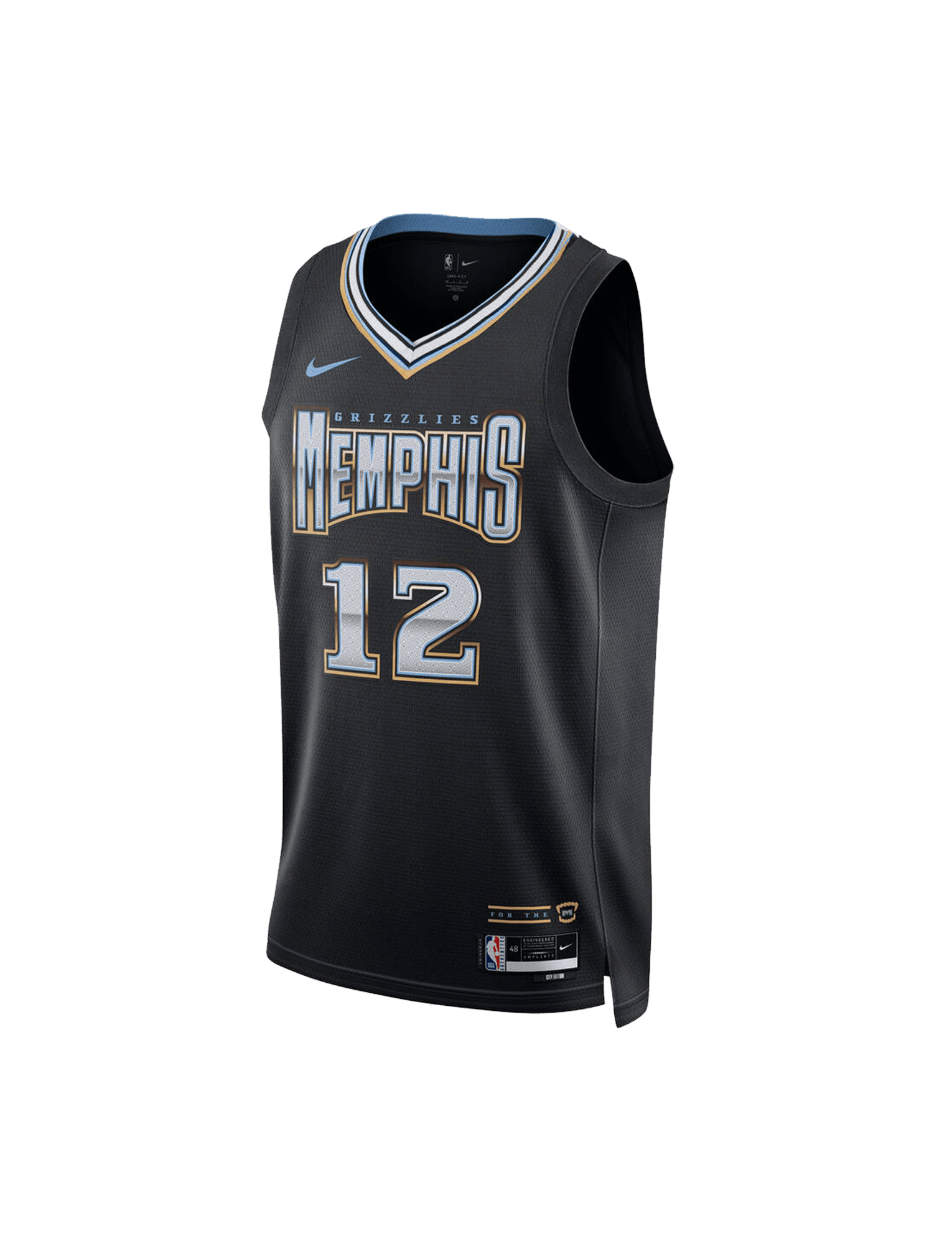 Nike Jerseys Youths Ja Morant Memphis Grizzlies Nike NBA 22-23 City Edition Jersey - Black
