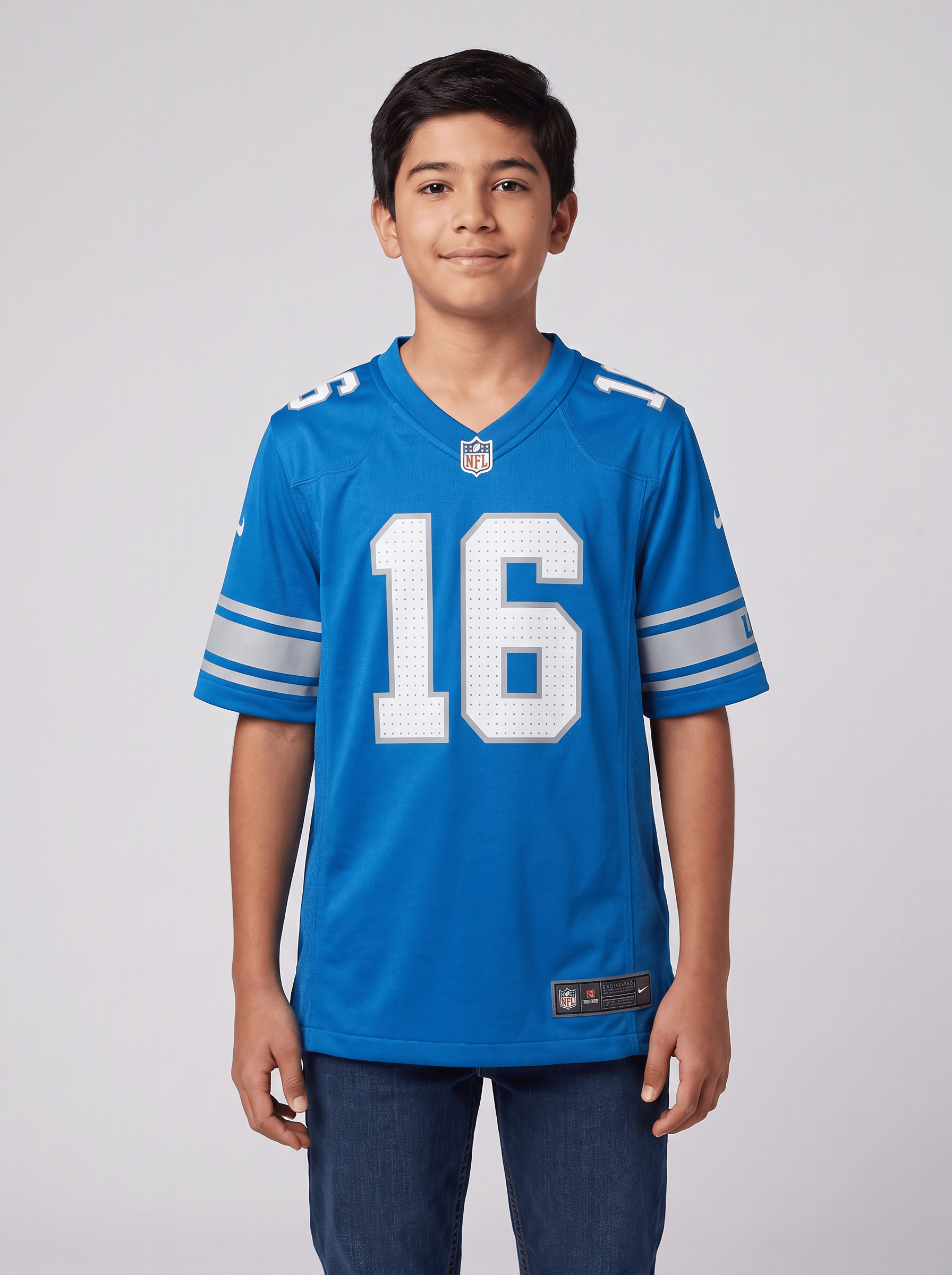 Nike Jerseys Youths Jared Goff Detroit Lions Nike Game Jersey - Blue