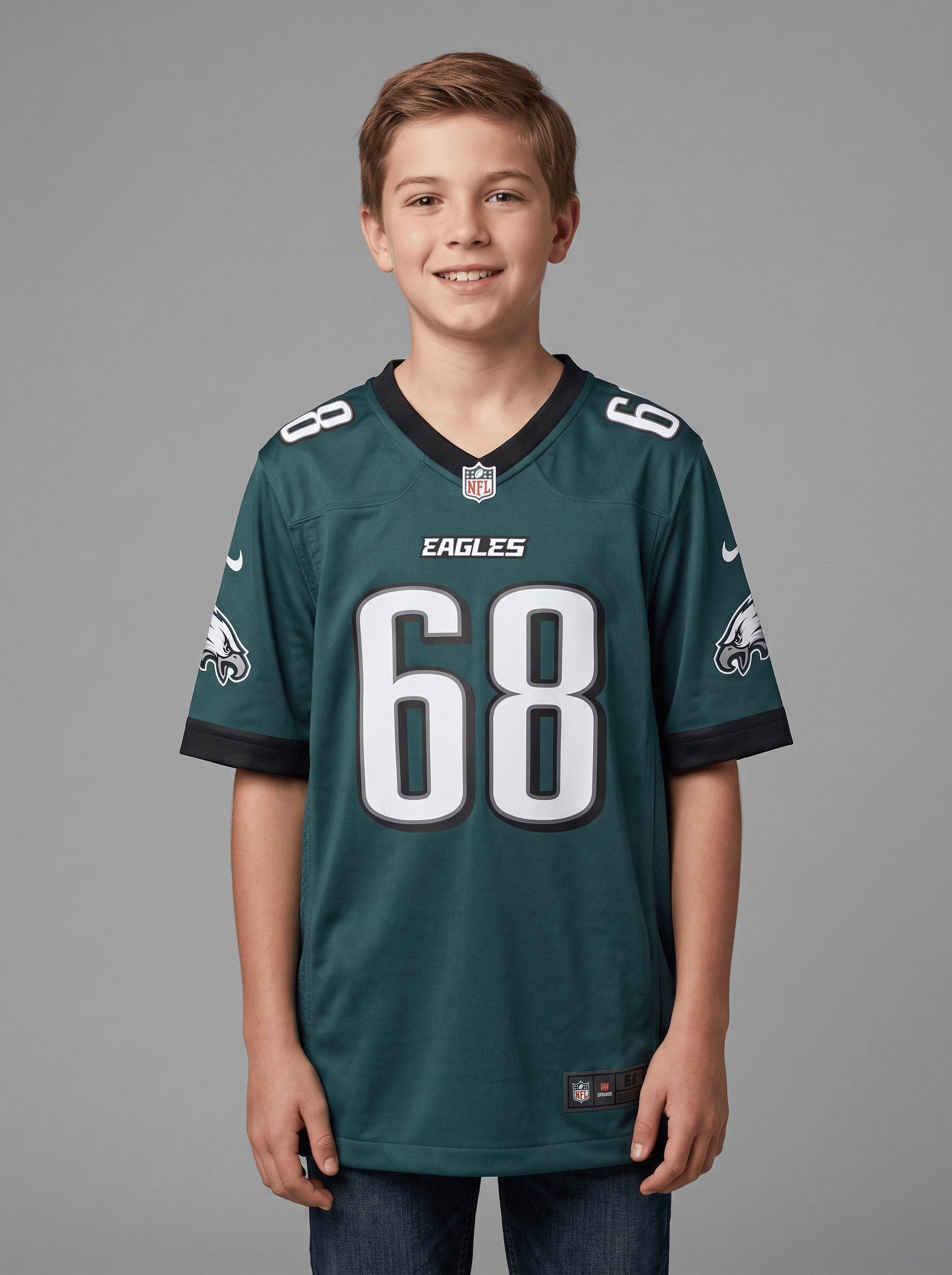 Nike Jerseys Youths Jordan Mailata Philadelphia Eagles Nike NFL Game Jersey - Green