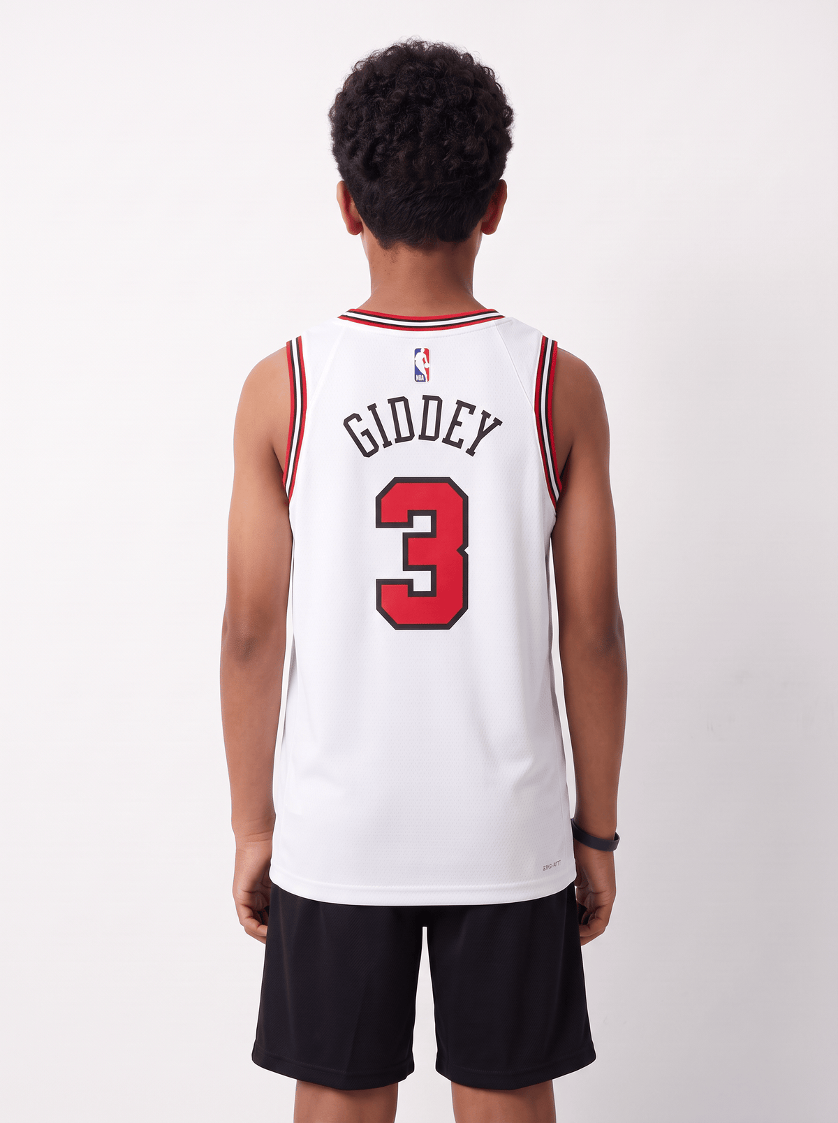 Nike Jumpers Youths Josh Giddey Chicago Bulls Nike NBA Association Jersey - White