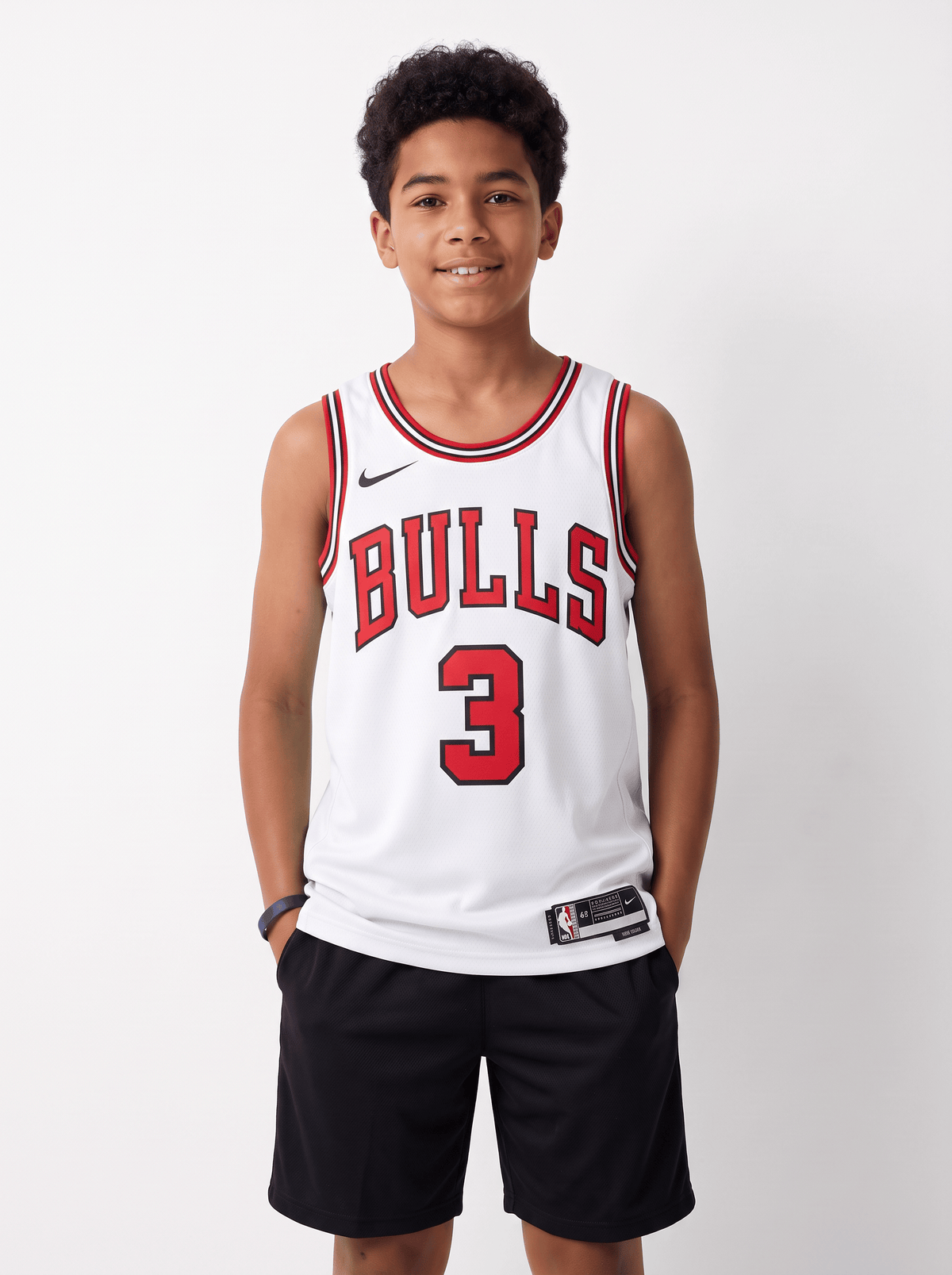 Nike Jumpers Youths Josh Giddey Chicago Bulls Nike NBA Association Jersey - White
