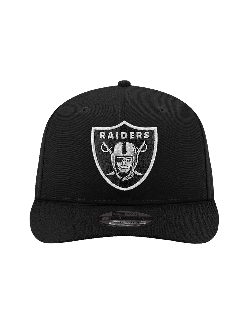 New Era Caps Youths Youths Las Vegas Raiders New Era NFL Team Pre-Curved 9FIFTY Snapback Hat - Black