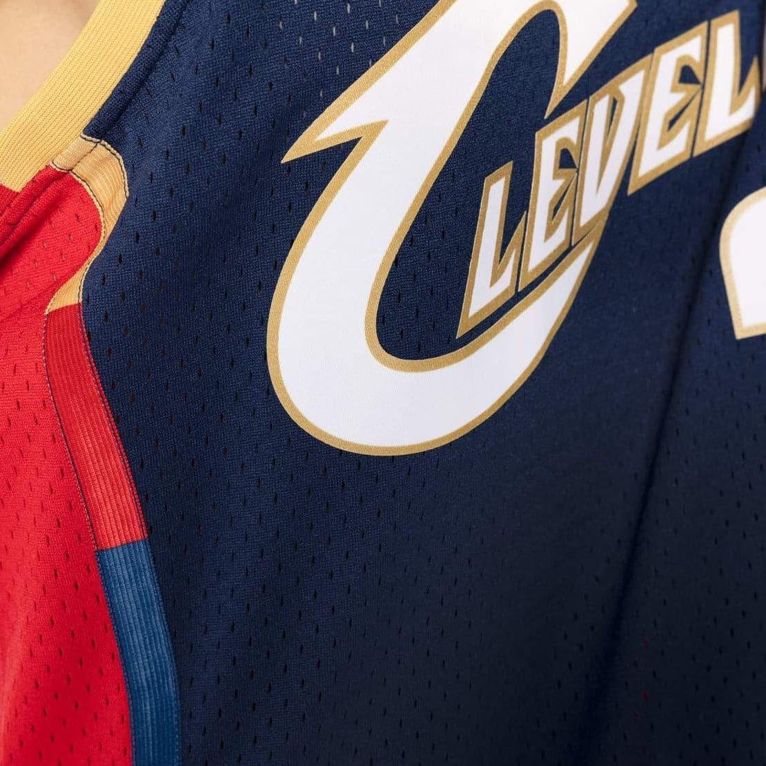 Mitchell And Ness Jerseys Youths LeBron James Cleveland Cavaliers Mitchell & Ness NBA 08-09 Alt Swingman Jersey - Navy