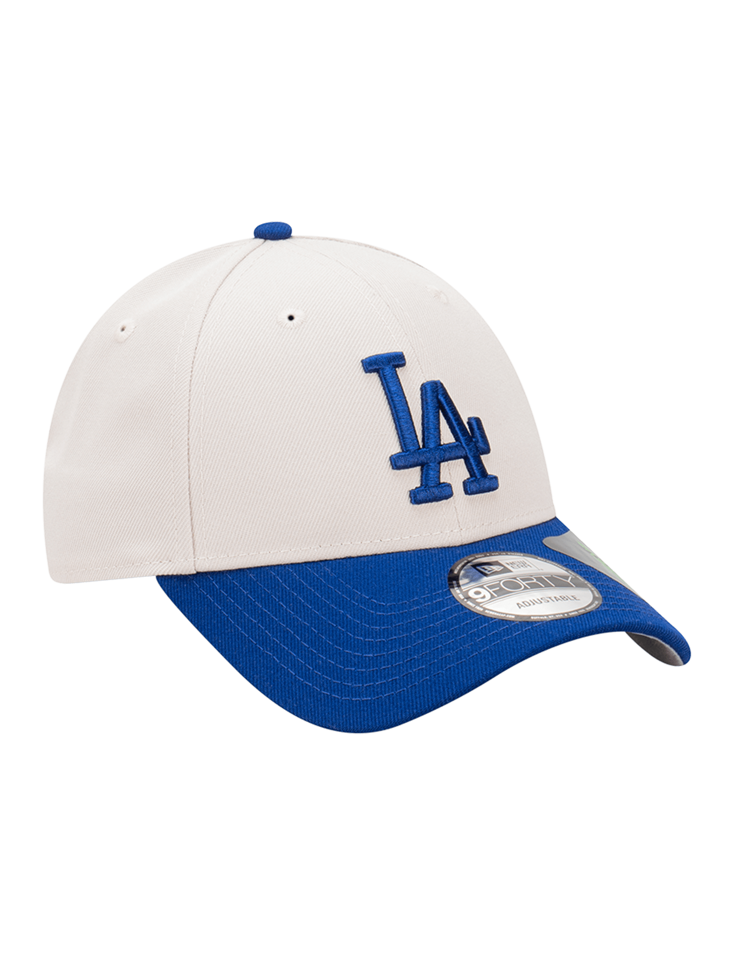 New Era Caps Youths Youths Los Angeles Dodgers New Era MLB Team 2 Tone Repreve 9FORTY Strapback Hat - Stone