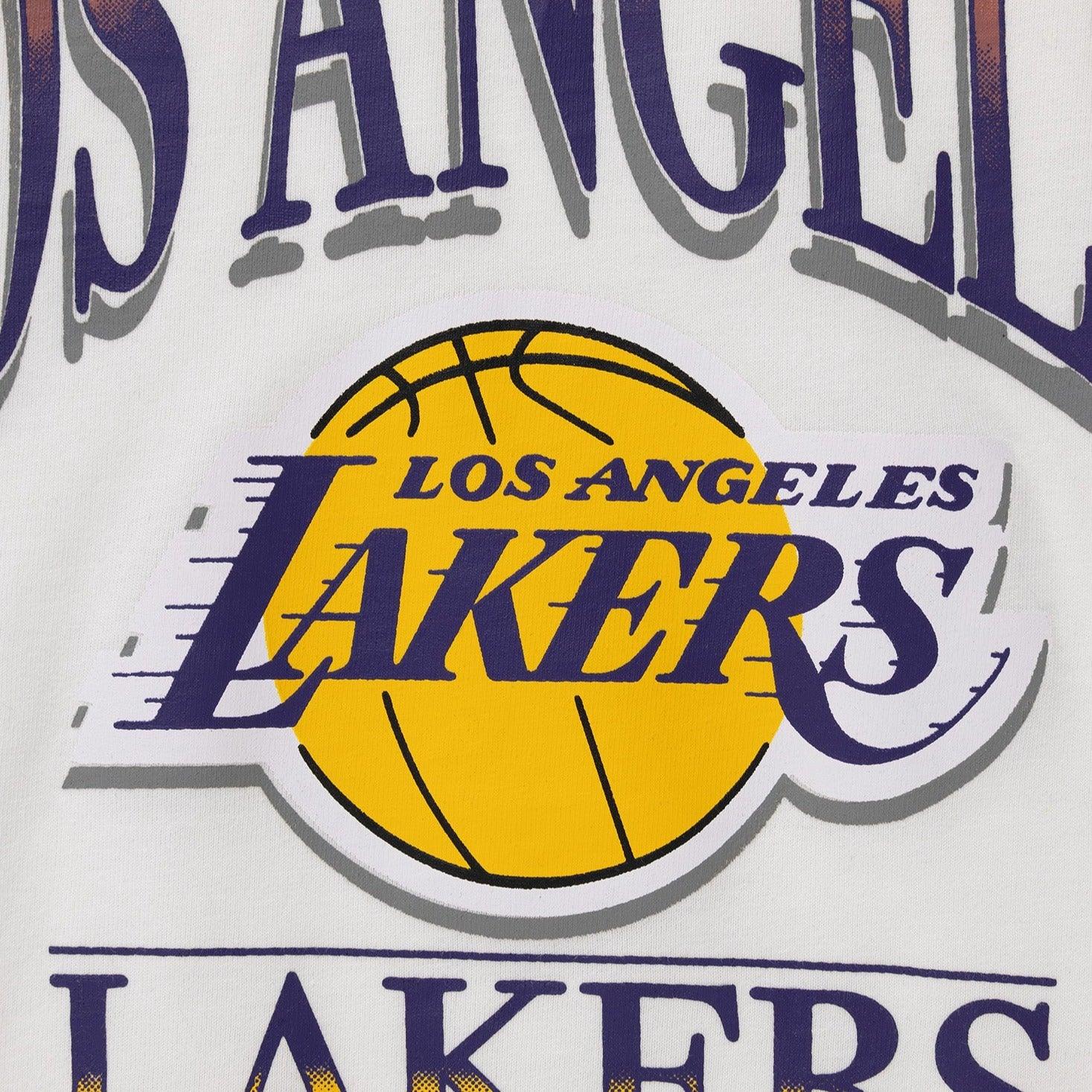 NBA Essentials T-Shirts Youths Los Angeles Lakers NBA Essentials Athens Vintage T-Shirt - White