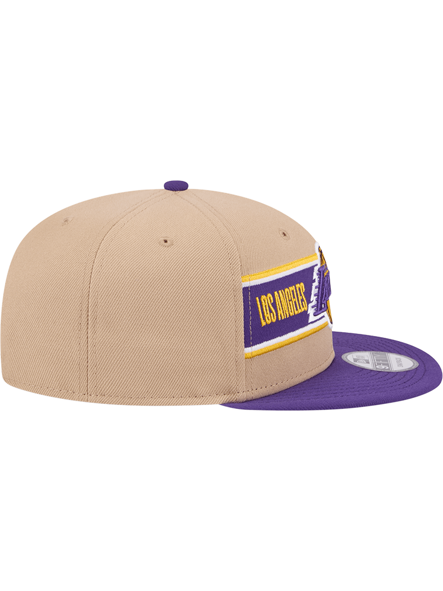 New Era Caps Youths Youths Los Angeles Lakers New Era NBA 24 Draft 9FIFTY Snapback Hat - Tan