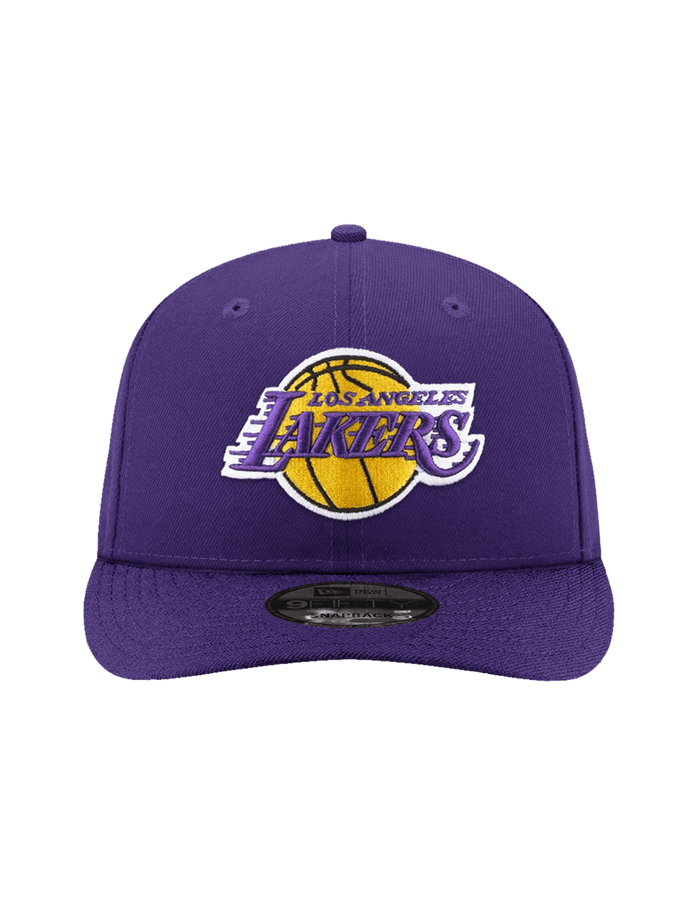New Era Caps Youths Youths Los Angeles Lakers New Era NBA Team 9FIFTY Pre-Curved Snapback Hat - Purple