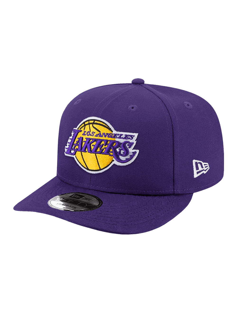 New Era Caps Youths Youths Los Angeles Lakers New Era NBA Team 9FIFTY Pre-Curved Snapback Hat - Purple