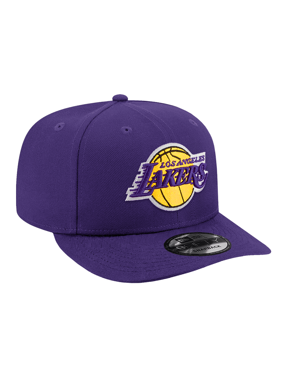 New Era Caps Youths Youths Los Angeles Lakers New Era NBA Team 9FIFTY Pre-Curved Snapback Hat - Purple