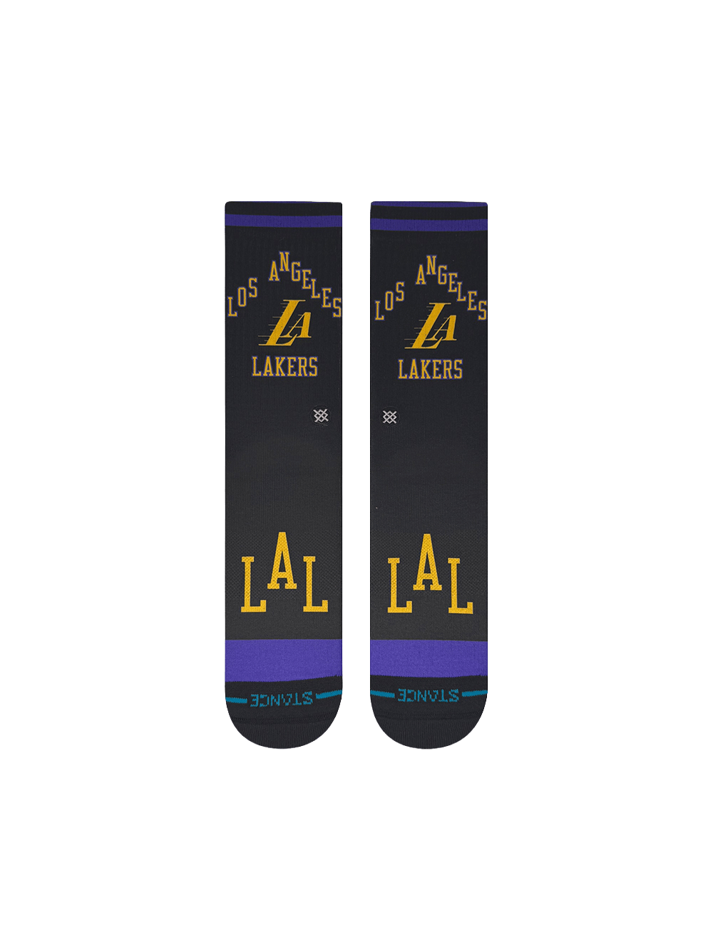 Stance Socks Medium (6-8.5 US) Youths Los Angeles Lakers Stance NBA 25-26 City Edition Crew Socks