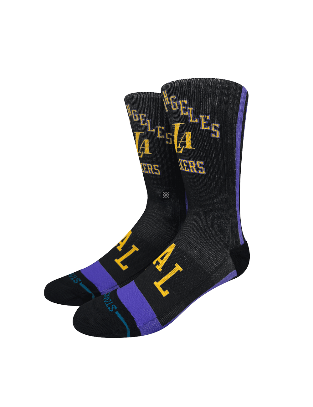 Stance Socks Medium (6-8.5 US) Youths Los Angeles Lakers Stance NBA 25-26 City Edition Crew Socks