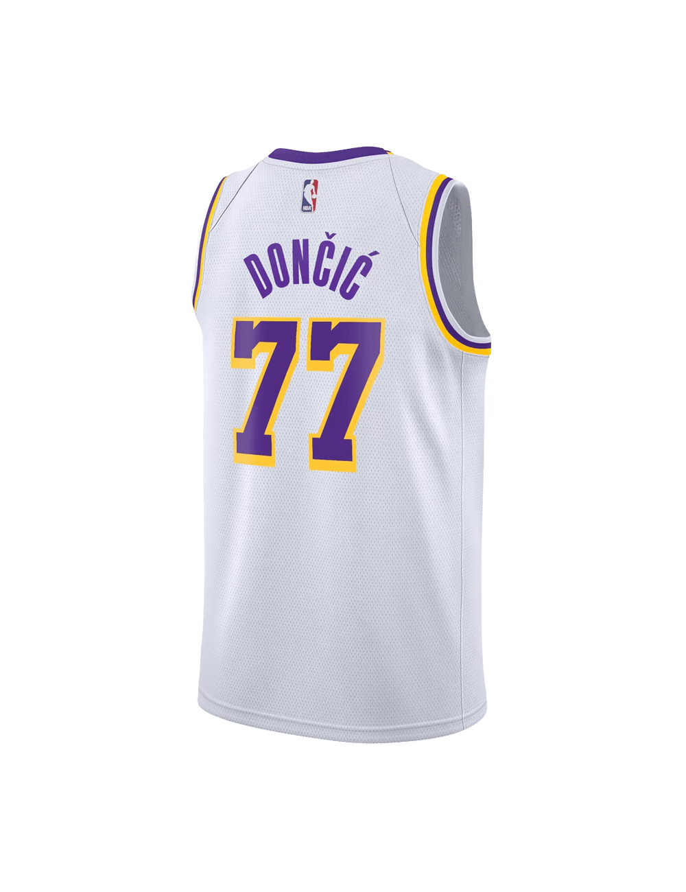 Nike Jumpers Youths Luka Doncic Los Angeles Lakers Nike NBA Association Jersey - White