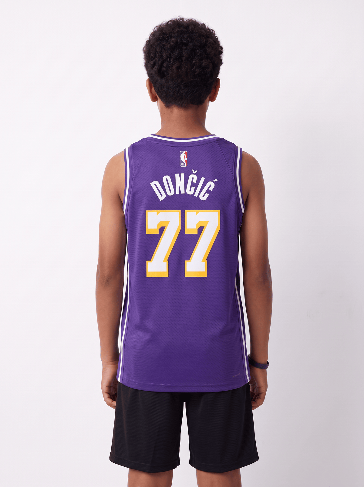 Nike Jerseys Youths Luka Doncic Los Angeles Lakers Nike NBA Statement Jersey - Purple