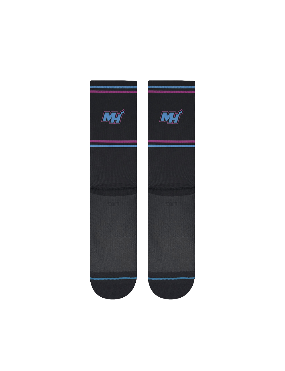 Stance Socks Medium (6-8.5 US) Youths Miami Heat Stance NBA 25-26 City Edition Crew Socks
