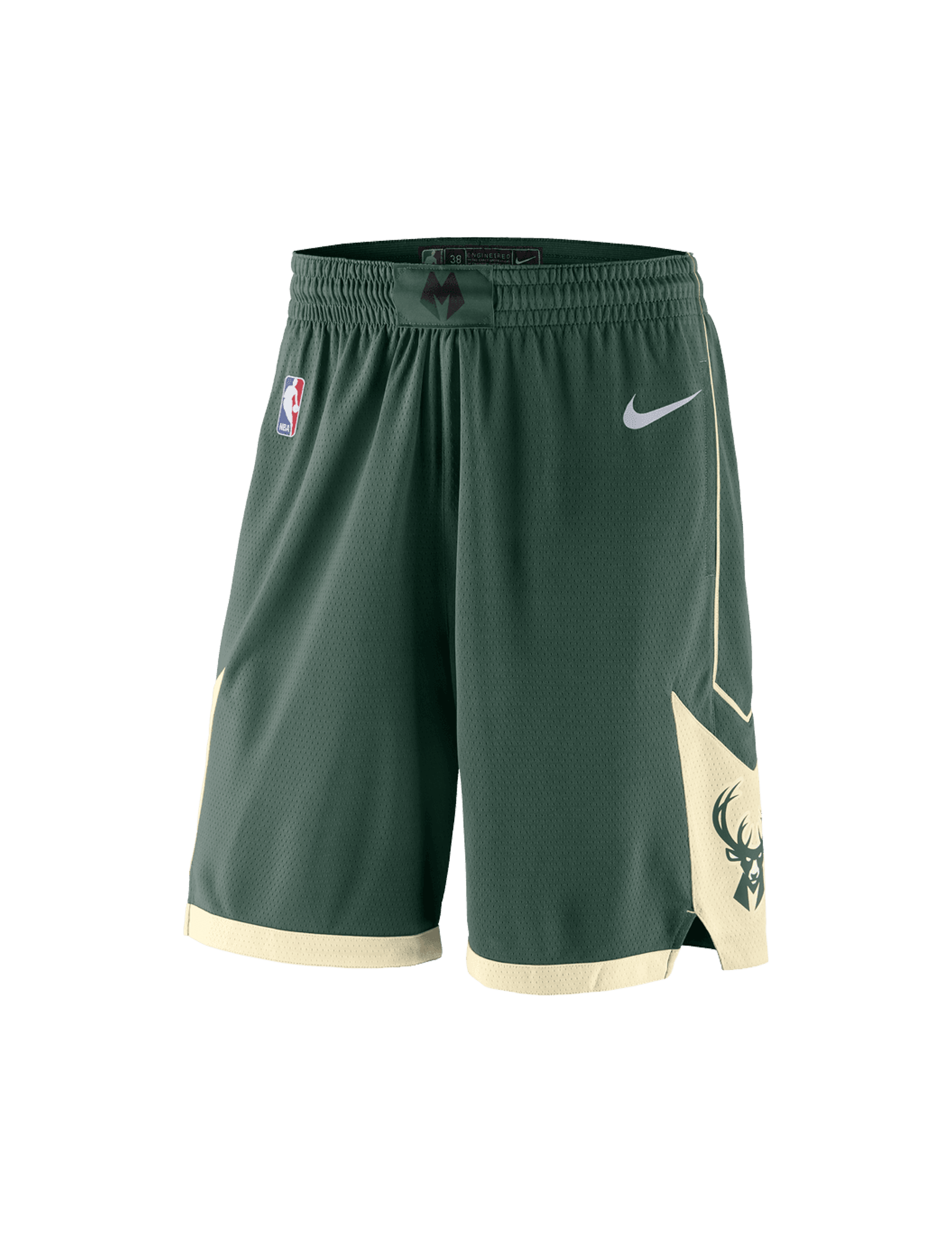 Nike Shorts Youths Milwaukee Bucks Nike NBA Icon Swingman Shorts - Green