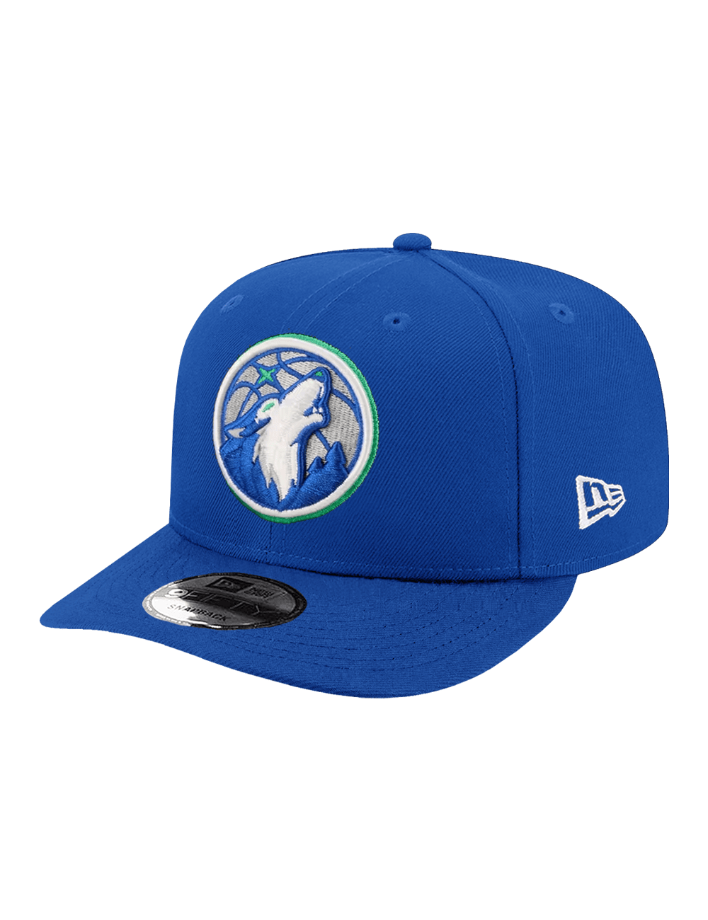 New Era Caps Youths Youths Minnesota Timberwolves New Era NBA Team 9FIFTY Pre-Curved Snapback Hat - Blue