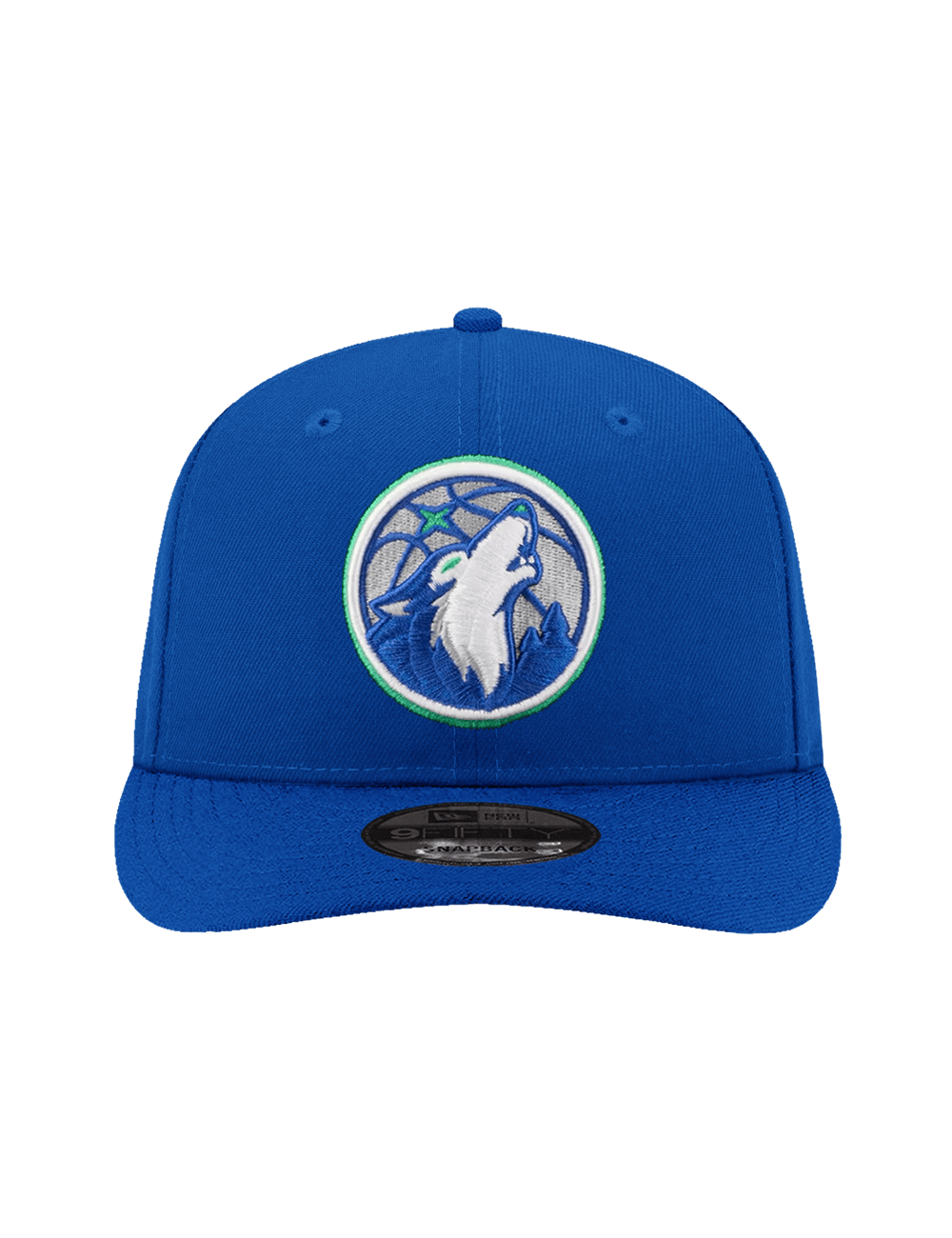 New Era Caps Youths Youths Minnesota Timberwolves New Era NBA Team 9FIFTY Pre-Curved Snapback Hat - Blue