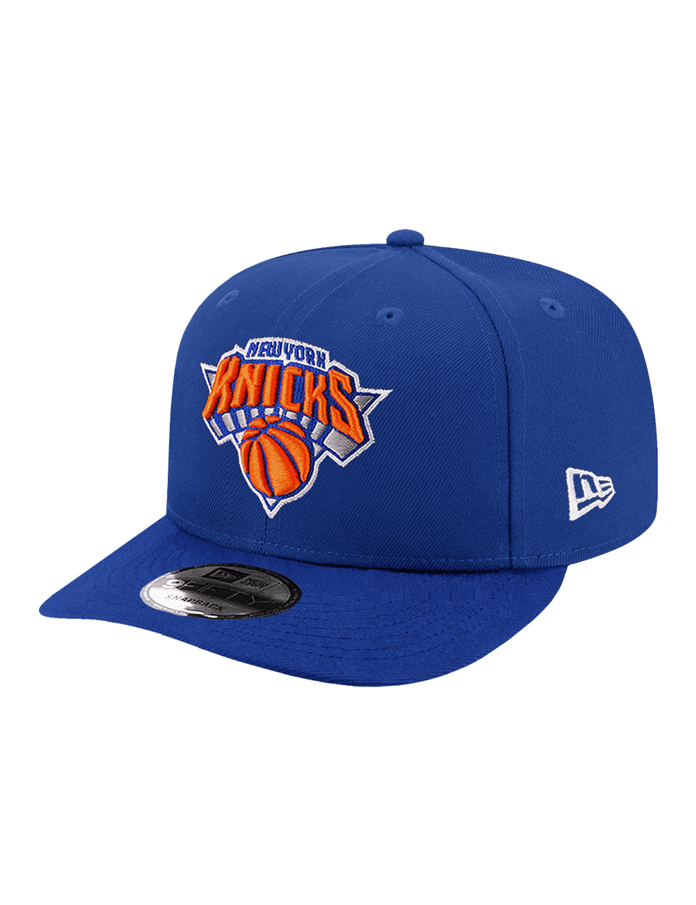 New Era Caps Youths Youths New York Knicks New Era NBA Team 9FIFTY Pre-Curved Snapback Hat - Blue