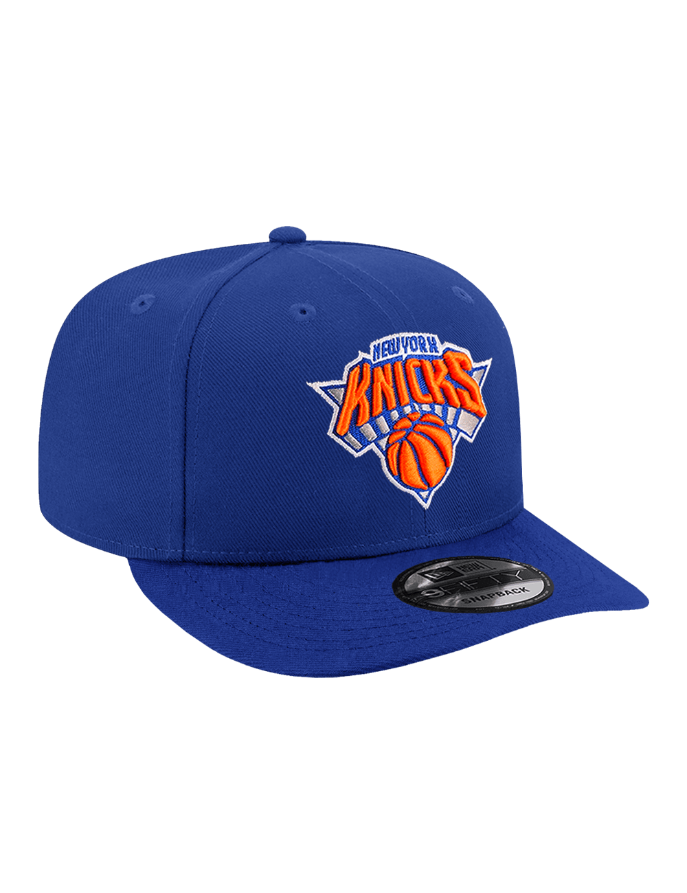 New Era Caps Youths Youths New York Knicks New Era NBA Team 9FIFTY Pre-Curved Snapback Hat - Blue