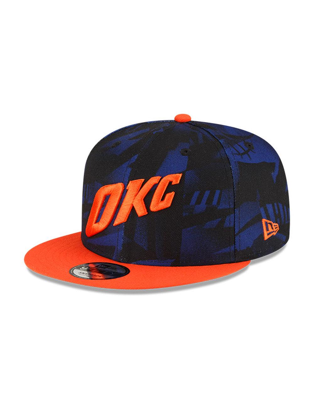 New Era Caps Youths Youths Oklahoma City Thunder New Era NBA 24 City Edition 9FIFTY Snapback Hat